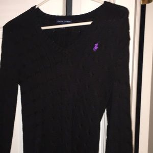 Black Polo sweater